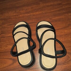 Black Strappy Sandals
